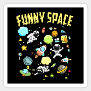 Funny Space Sticker